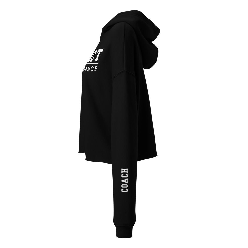 Sleeve detail of the IMPACT Crop Hoodie