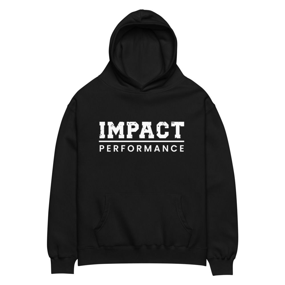Front view of the IMPACT Oversized Hoodie