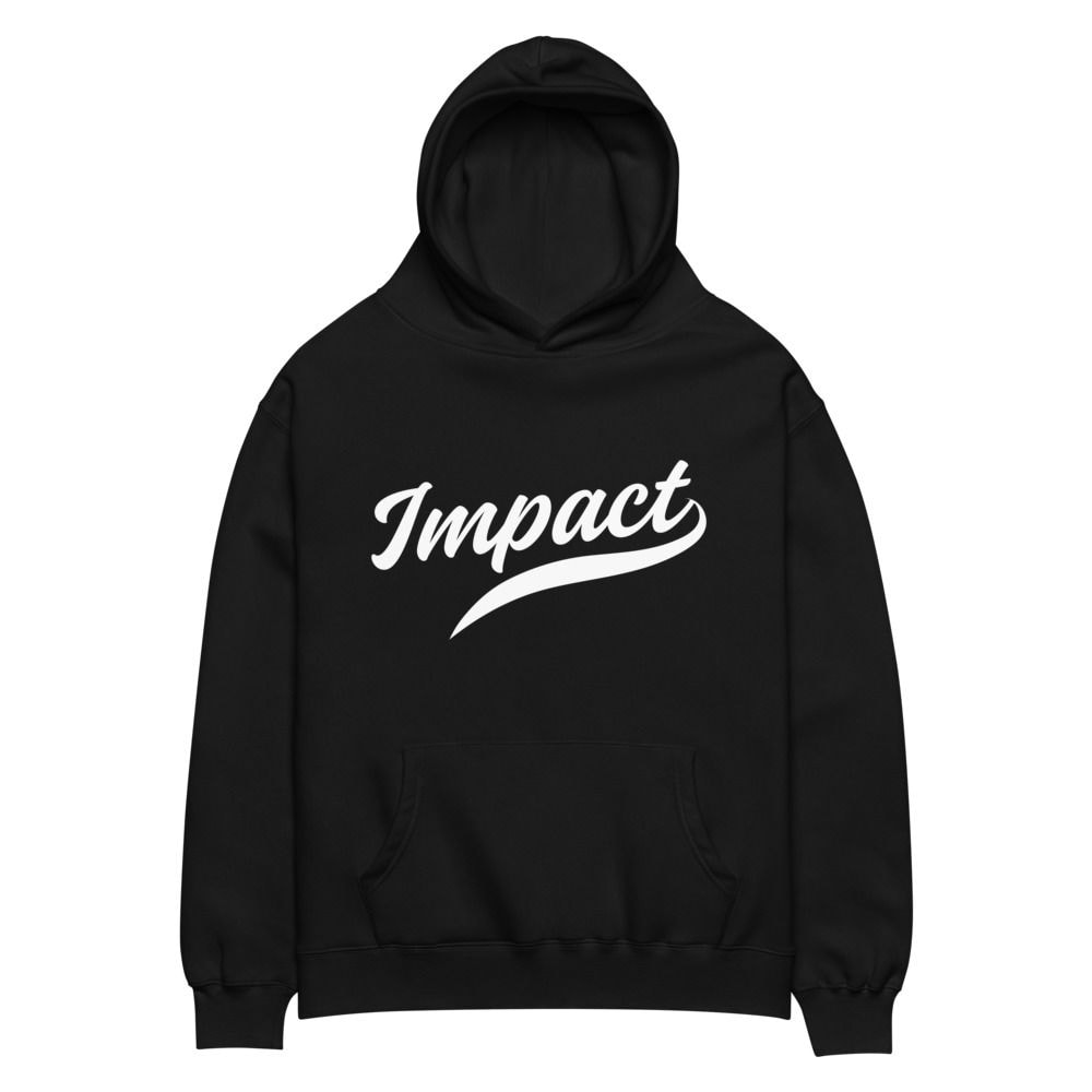 IMPACT Script Oversized Hoodie
