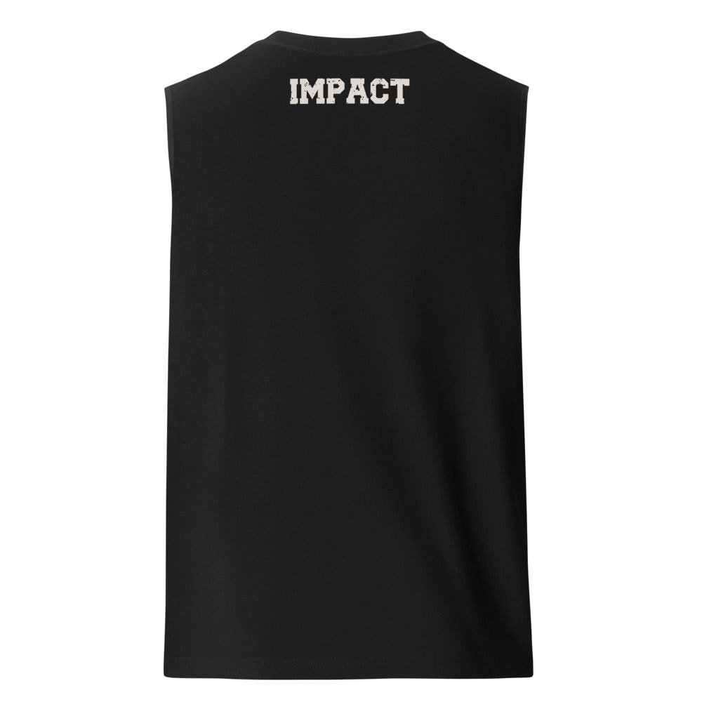 Back view of the Built For More Muscle Shirt
