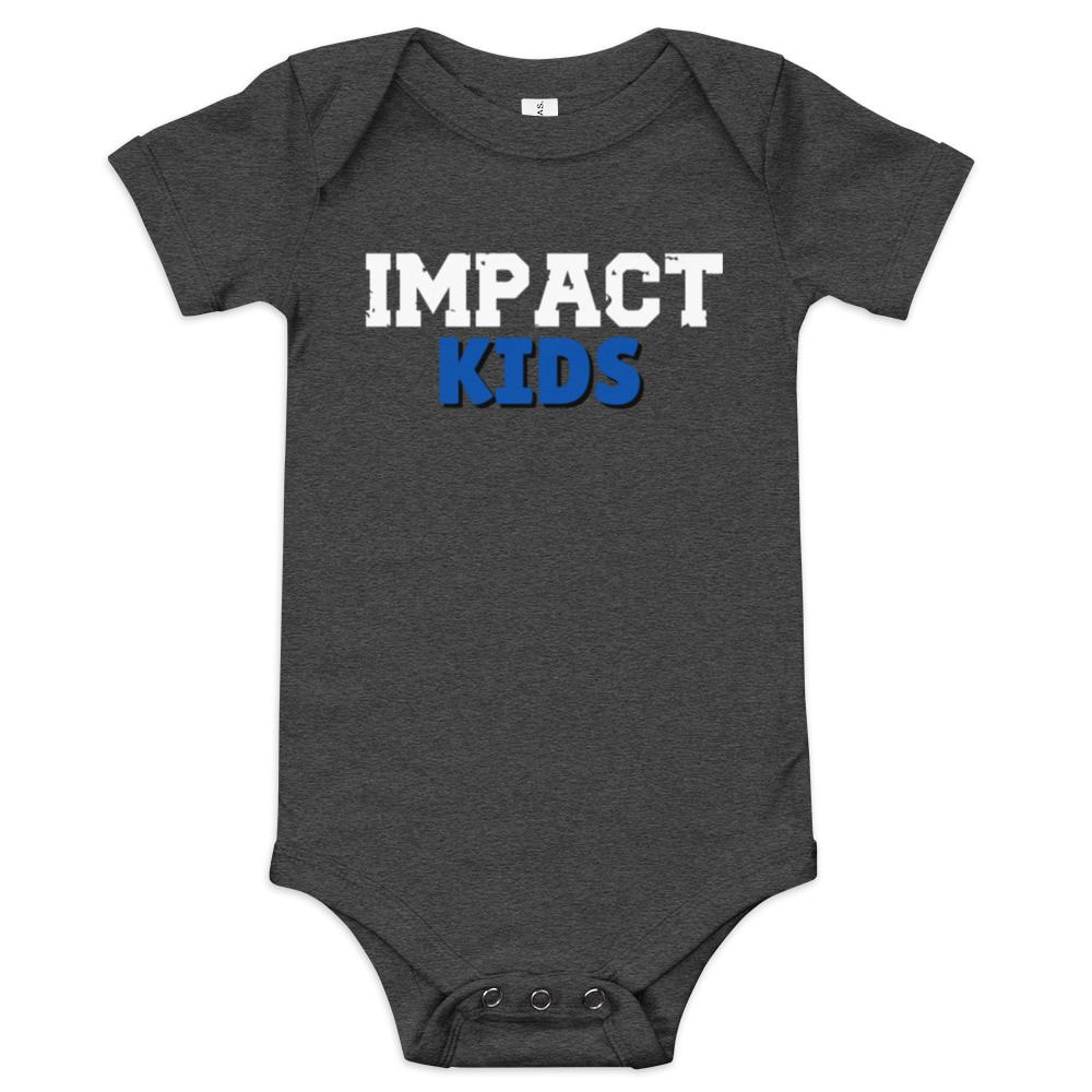 Front view of the IMPACT Onesie