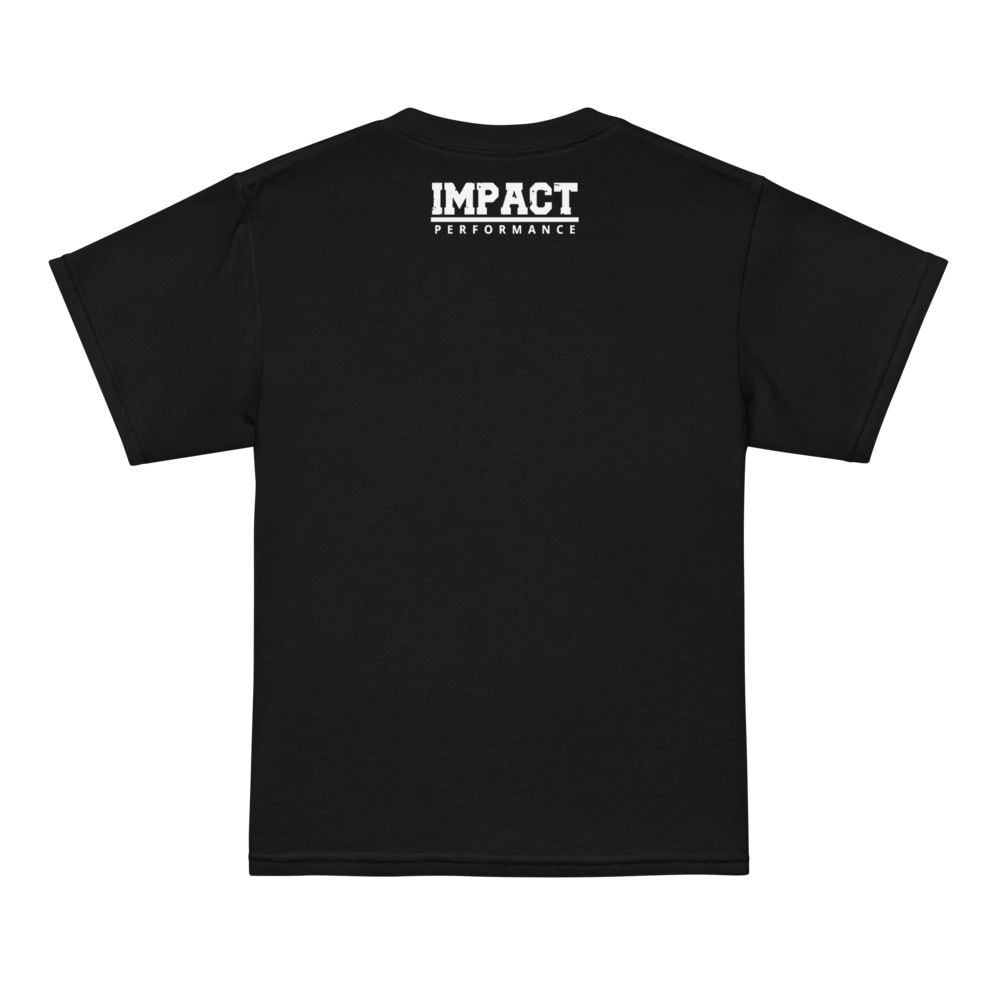 Back view of the Built for More Youth T-shirt